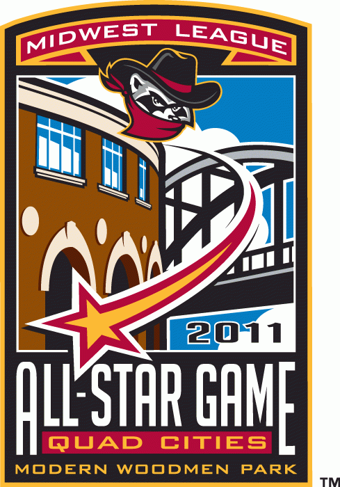Midwest League All-Star Game 2011 primary logo iron on transfers for T-shirts